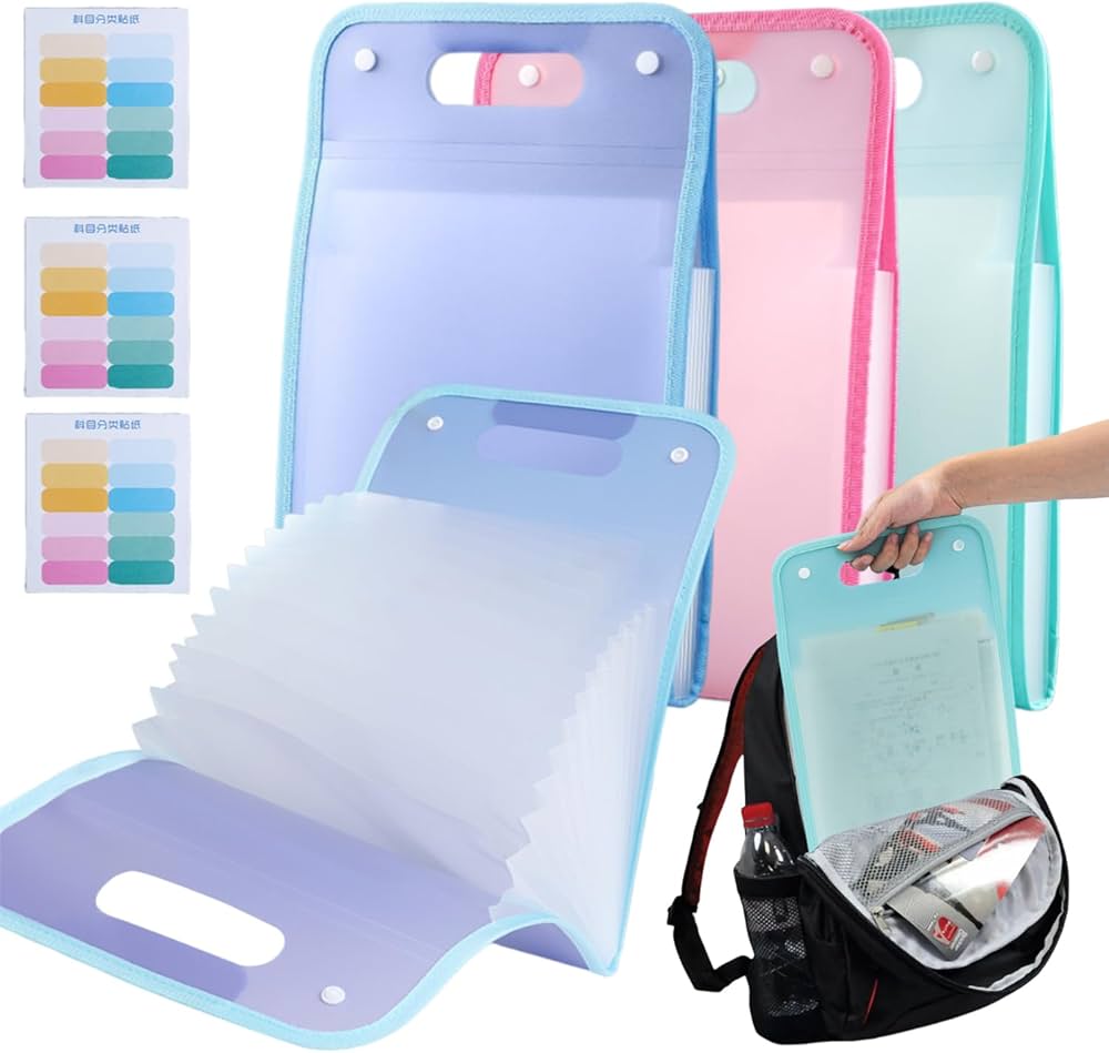 Amazon | 蛇腹 ファイル タテ型 ドキュメントホルダー a4 縦型 拡張